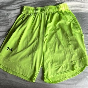 neon green shorts